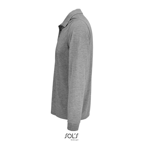 POLO UNISEXE MANCHES LONGUES&nbsp;POLYCOTON SOL'S PRIME LSL