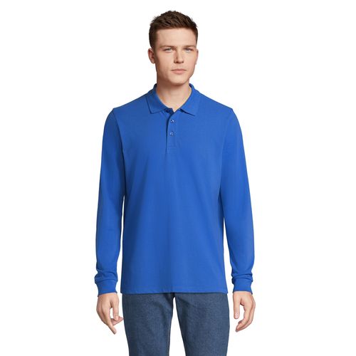 POLO UNISEXE MANCHES LONGUES&nbsp;POLYCOTON SOL'S PRIME LSL