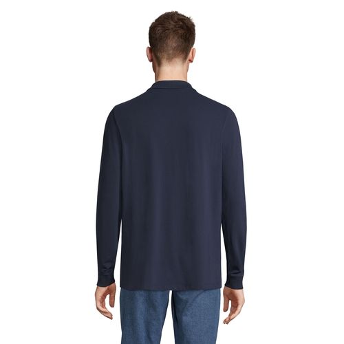 marina francesa POLO UNISEX MANGA LARGA DE POLIALGODÓN SOL'S PRIME LSL