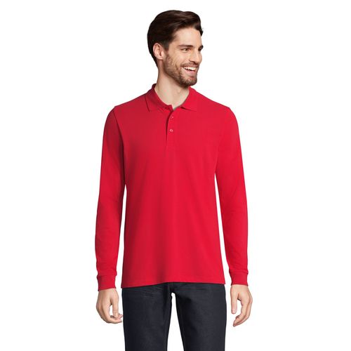 POLO UNISEXE MANCHES LONGUES&nbsp;POLYCOTON SOL'S PRIME LSL