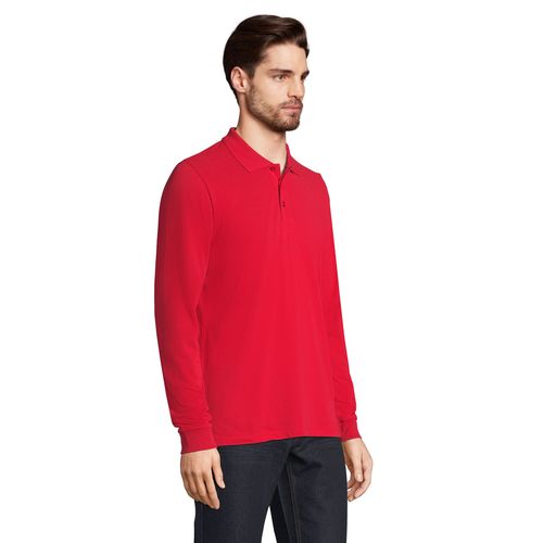 POLO UNISEXE MANCHES LONGUES&nbsp;POLYCOTON SOL'S PRIME LSL