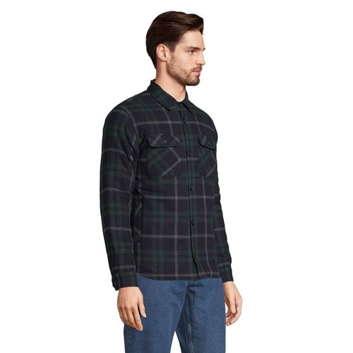 verde imperio SOBRECAMISA UNISEX DE CUADROS SOL'S NOAH