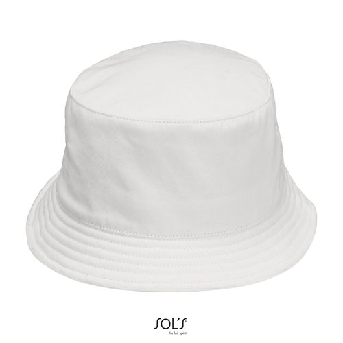 white SOMBRERO DE PESCADOR UNISEX SOL'S BUCKET TWILL