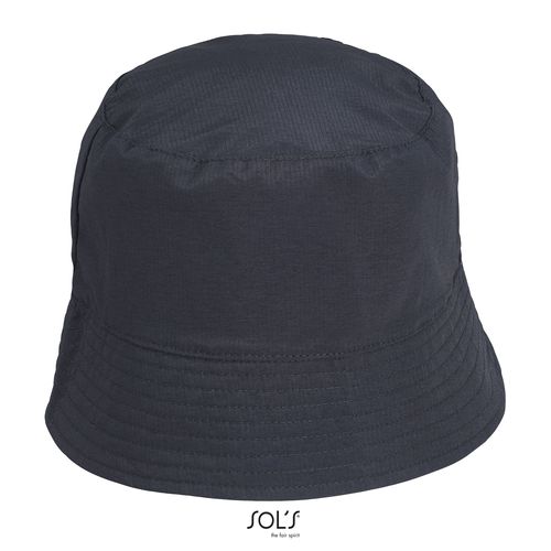 negro/kaki SOMBRERO DE PESCADOR UNISEX DE NYLON SOL'S BUCKET NYLON