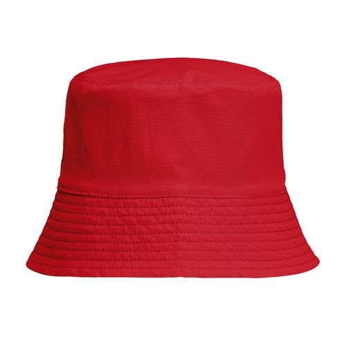 marina francesa/rojo vivo SOMBRERO DE PESCADOR UNISEX DE NYLON SOL'S BUCKET NYLON