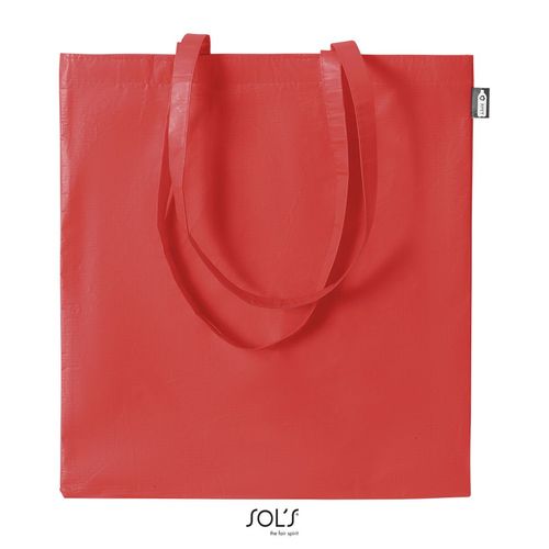 rojo vivo BOLSA DE COMPRA NO TEJIDA SOL'S MALAGA