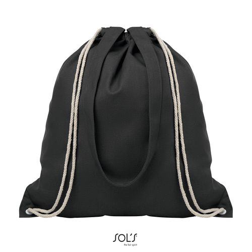 black MOCHILA CON CORDONES Y ASAS SOL'S OSLO