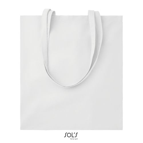 white BOLSA DE COMPRA SOL'S IBIZA