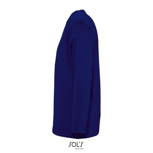 azul vivo CAMISETA DE CUELLO REDONDO MANGA LARGA PARA HOMBRE SOL'S MONARCH