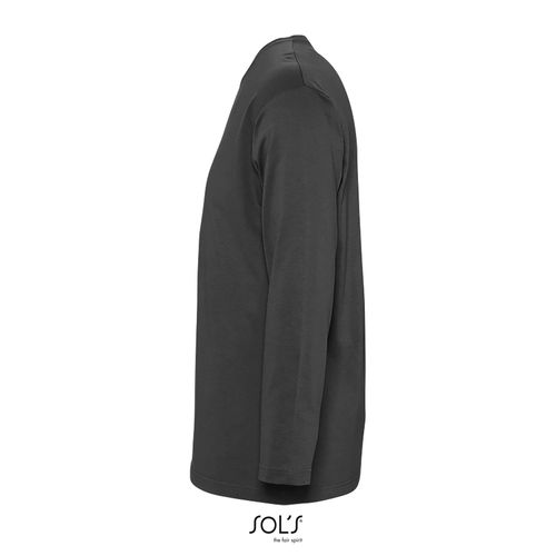 gris oscuro CAMISETA DE CUELLO REDONDO MANGA LARGA PARA HOMBRE SOL'S MONARCH