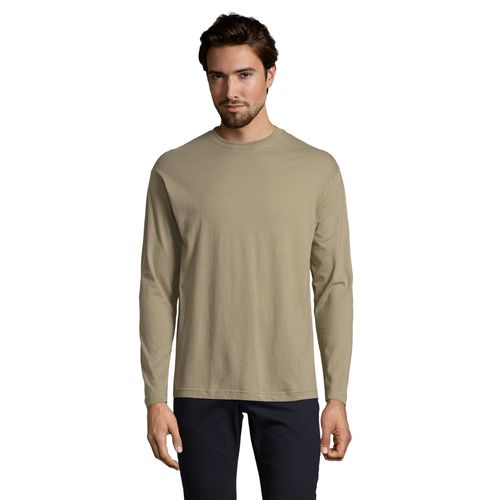 kaki CAMISETA DE CUELLO REDONDO MANGA LARGA PARA HOMBRE SOL'S MONARCH