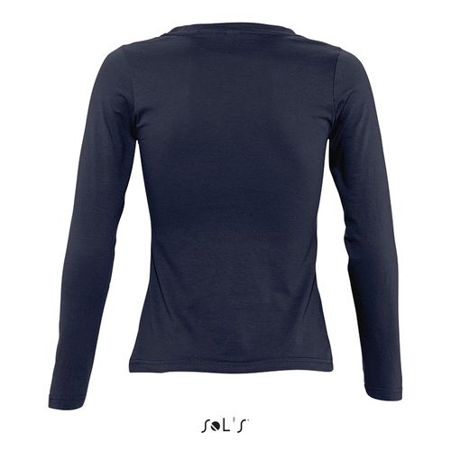 TEE-SHIRT FEMME COL ROND MANCHES LONGUES SOL'S MAJESTIC