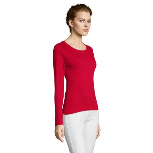 TEE-SHIRT FEMME COL ROND MANCHES LONGUES SOL'S MAJESTIC