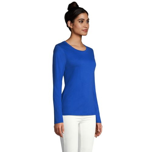 TEE-SHIRT FEMME COL ROND MANCHES LONGUES SOL'S MAJESTIC