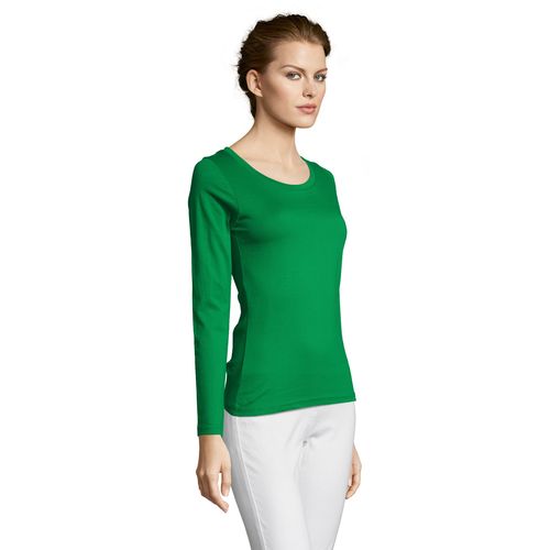 TEE-SHIRT FEMME COL ROND MANCHES LONGUES SOL'S MAJESTIC