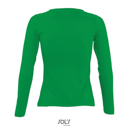 TEE-SHIRT FEMME COL ROND MANCHES LONGUES SOL'S MAJESTIC