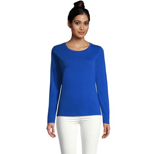 TEE-SHIRT FEMME COL ROND MANCHES LONGUES SOL'S MAJESTIC