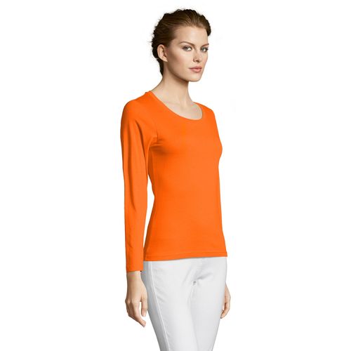 TEE-SHIRT FEMME COL ROND MANCHES LONGUES SOL'S MAJESTIC