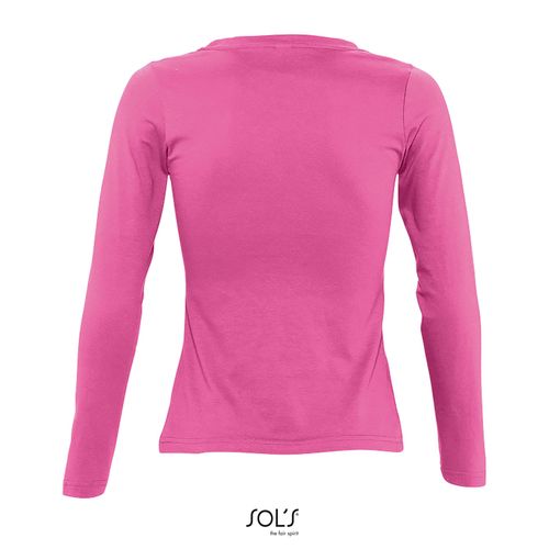 TEE-SHIRT FEMME COL ROND MANCHES LONGUES SOL'S MAJESTIC