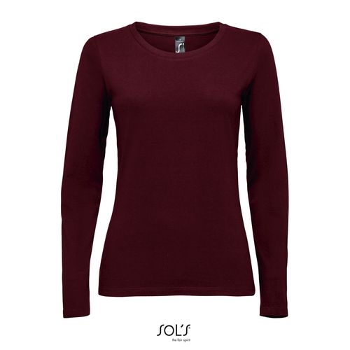 TEE-SHIRT FEMME COL ROND MANCHES LONGUES SOL'S MAJESTIC