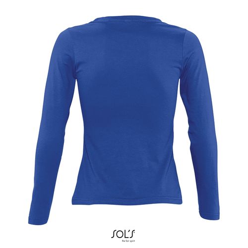 TEE-SHIRT FEMME COL ROND MANCHES LONGUES SOL'S MAJESTIC