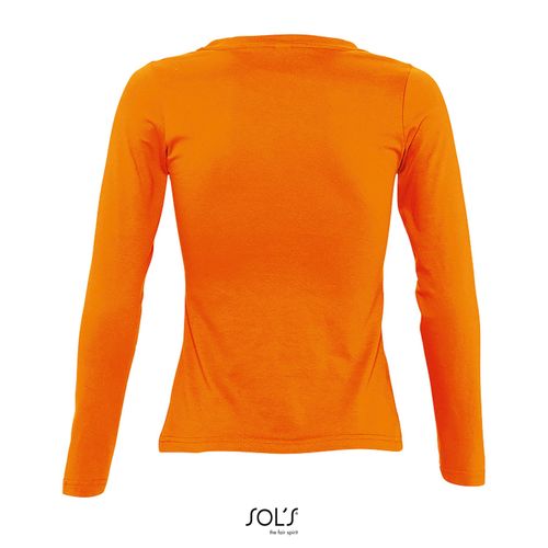 TEE-SHIRT FEMME COL ROND MANCHES LONGUES SOL'S MAJESTIC