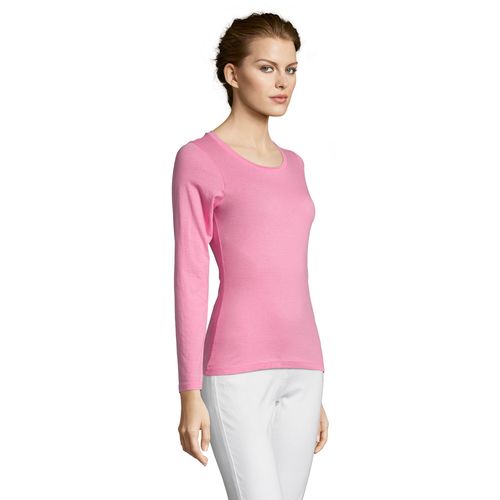 TEE-SHIRT FEMME COL ROND MANCHES LONGUES SOL'S MAJESTIC