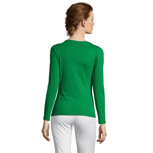 TEE-SHIRT FEMME COL ROND MANCHES LONGUES SOL'S MAJESTIC