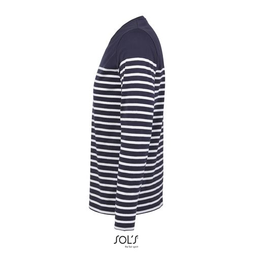 TEE-SHIRT HOMME MANCHES LONGUES RAYÉ SOL'S MATELOT LSL MEN