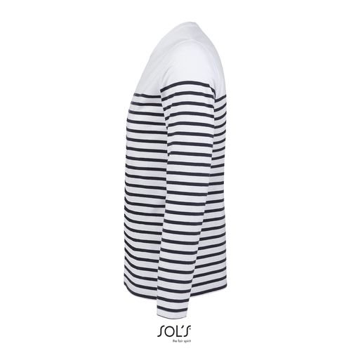 TEE-SHIRT HOMME MANCHES LONGUES RAYÉ SOL'S MATELOT LSL MEN