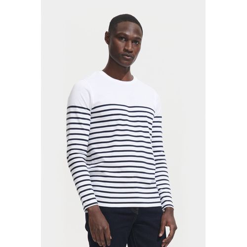 TEE-SHIRT HOMME MANCHES LONGUES RAYÉ SOL'S MATELOT LSL MEN