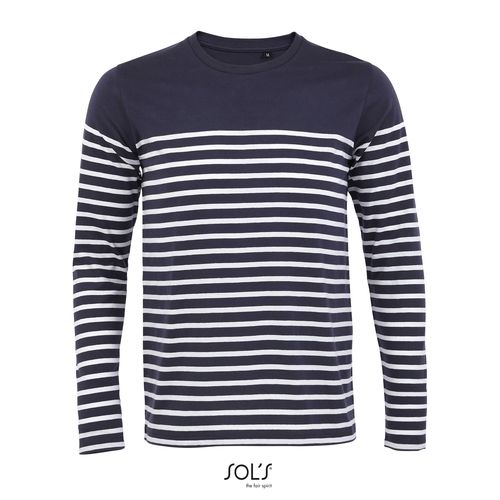 TEE-SHIRT HOMME MANCHES LONGUES RAYÉ SOL'S MATELOT LSL MEN