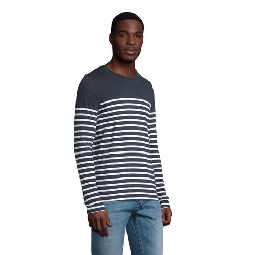 TEE-SHIRT HOMME MANCHES LONGUES RAYÉ SOL'S MATELOT LSL MEN