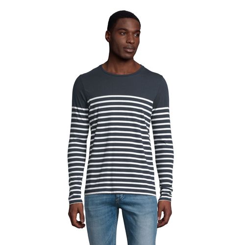 TEE-SHIRT HOMME MANCHES LONGUES RAYÉ SOL'S MATELOT LSL MEN