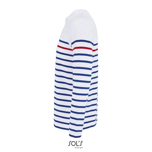 TEE-SHIRT HOMME MANCHES LONGUES RAYÉ SOL'S MATELOT LSL MEN