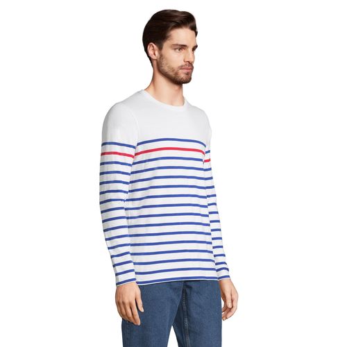 TEE-SHIRT HOMME MANCHES LONGUES RAYÉ SOL'S MATELOT LSL MEN