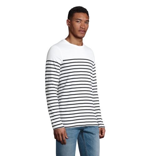 TEE-SHIRT HOMME MANCHES LONGUES RAYÉ SOL'S MATELOT LSL MEN