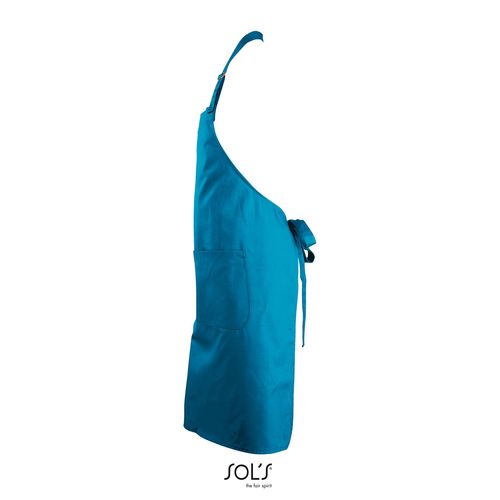 azul aqua DELANTAL LARGO CON BOLSILLOS SOL'S GALA