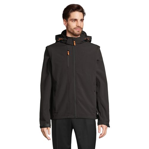 SOFTSHELL CAPUCHE ET MANCHES AMOVIBLES SOL'S TRANSFORMER