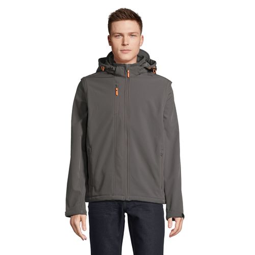 SOFTSHELL CAPUCHE ET MANCHES AMOVIBLES SOL'S TRANSFORMER