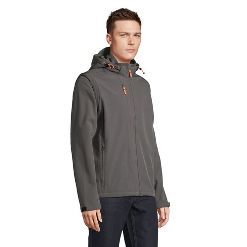 SOFTSHELL CAPUCHE ET MANCHES AMOVIBLES SOL'S TRANSFORMER