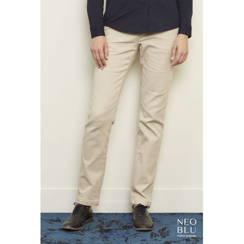 PANTALON CHINO TAILLE ÉLASTIQUÉE&nbsp;FEMME NEOBLU GUSTAVE WOMEN