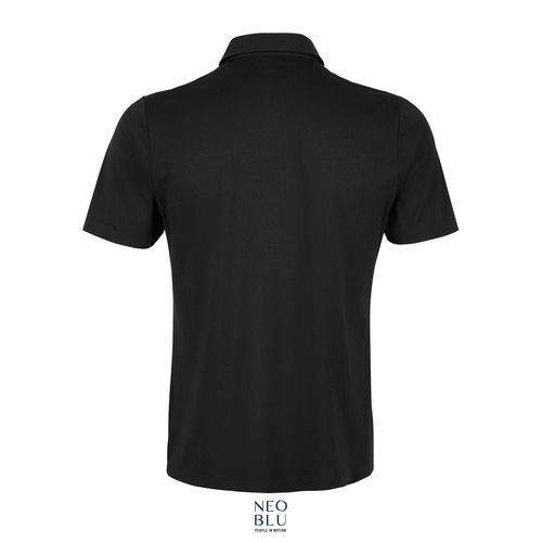 negro produndo POLO DE JERSEY MERCERIZADO PARA HOMBRE NEOBLU RELAX OSCAR MEN