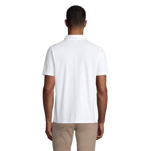 white POLO DE JERSEY MERCERIZADO PARA HOMBRE NEOBLU RELAX OSCAR MEN