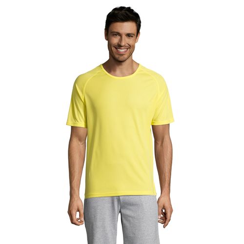 amarillo limón CAMISETA MANGA RAGLÁN PARA HOMBRE SOL'S SPORTY