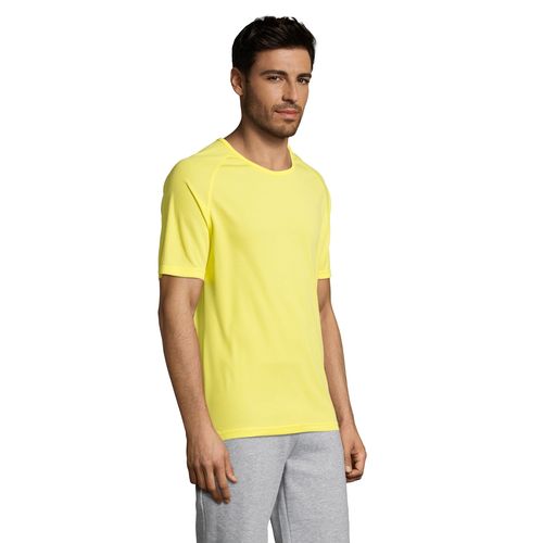amarillo limón CAMISETA MANGA RAGLÁN PARA HOMBRE SOL'S SPORTY