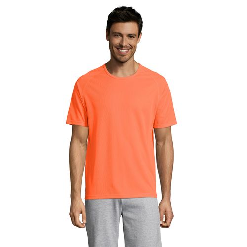 naranja neón CAMISETA MANGA RAGLÁN PARA HOMBRE SOL'S SPORTY