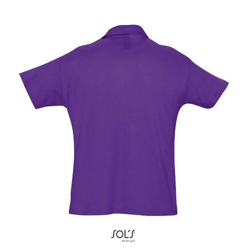 morado oscuro POLO DE MANGA CORTA PARA HOMBRE SOL'S SUMMER II