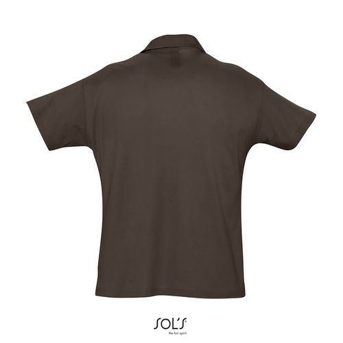 chocolate POLO DE MANGA CORTA PARA HOMBRE SOL'S SUMMER II