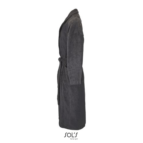 gris oscuro ALBORNOZ DE BAÑO CON CUELLO KIMONO SOL'S PALACE